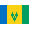 Flag for Saint Vincent og Grenadinerne - se landekode