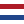 Flag for Nederlandene (Holland) - se landekode